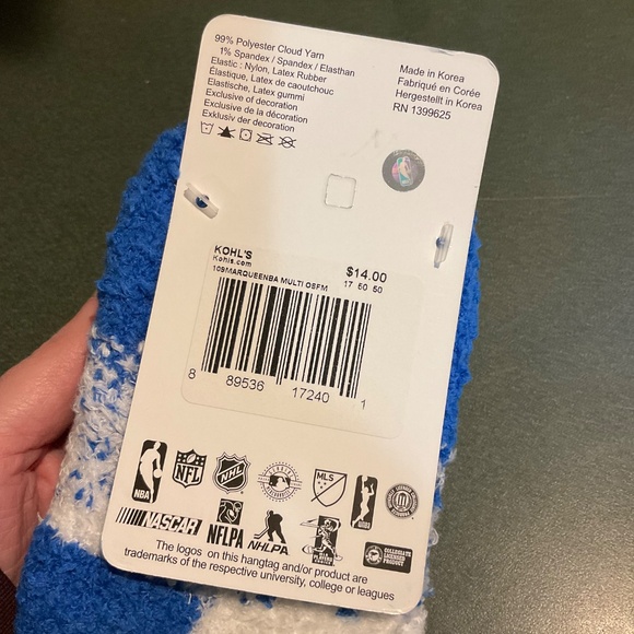 Golden State Warriors FBF Originals Women’s Socks NBA Fan Soft NWT One Size - Picture 6 of 7